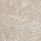 3D Fabric Roses Glitter Tulle - Champagne