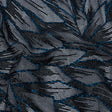 Glitter Tulle - Black and Navy Geometric Shards