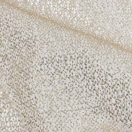 White and Gold Ombre Glitter Webbing