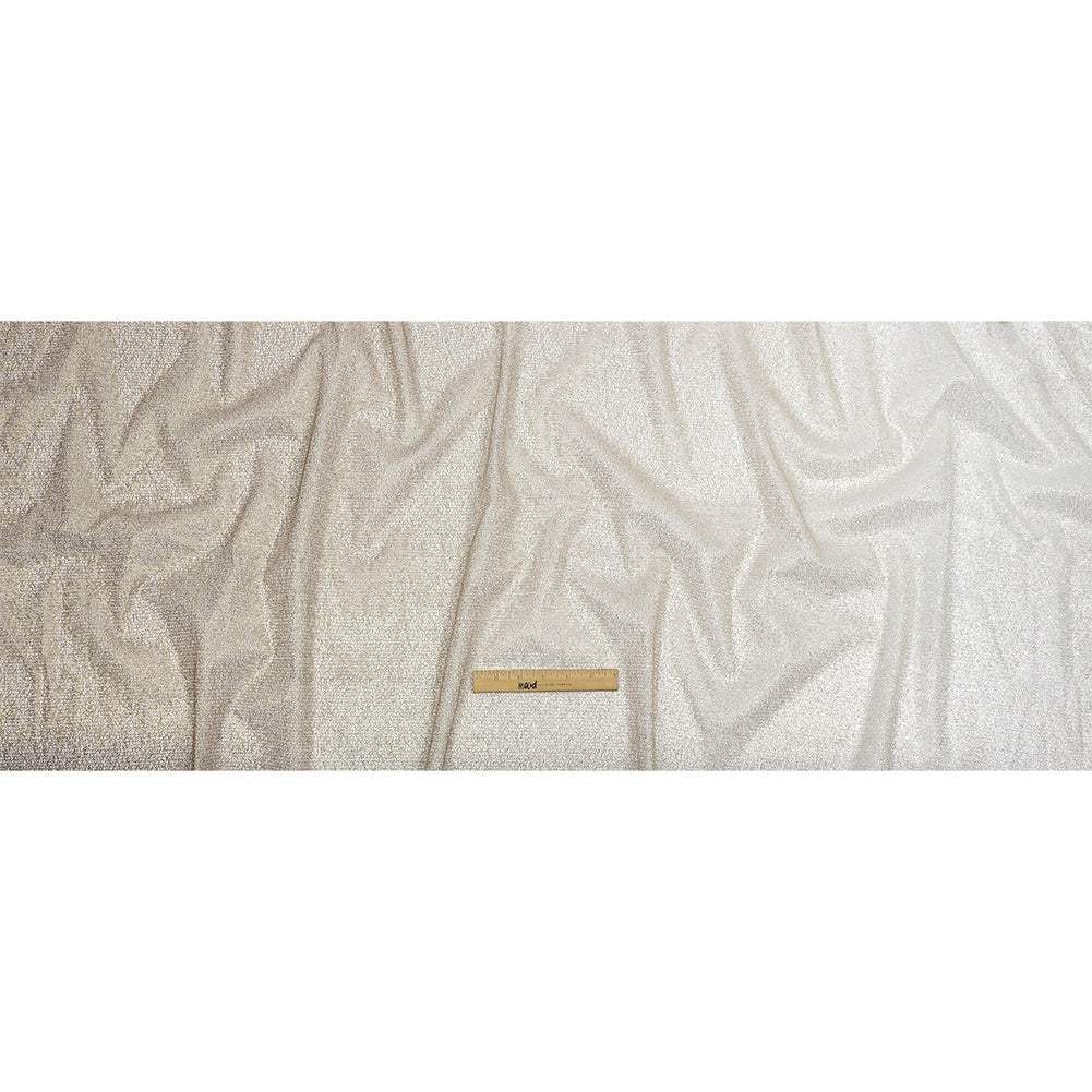 White and Gold Ombre Glitter Webbing