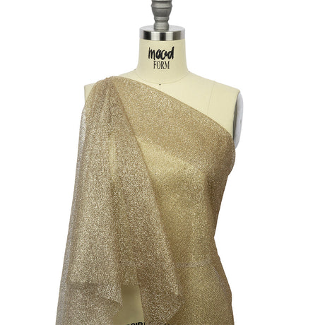 White and Gold Ombre Glitter Webbing
