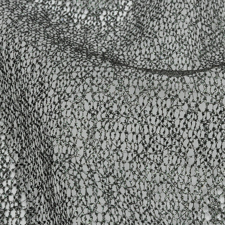 White and Black Ombre Glitter Webbing