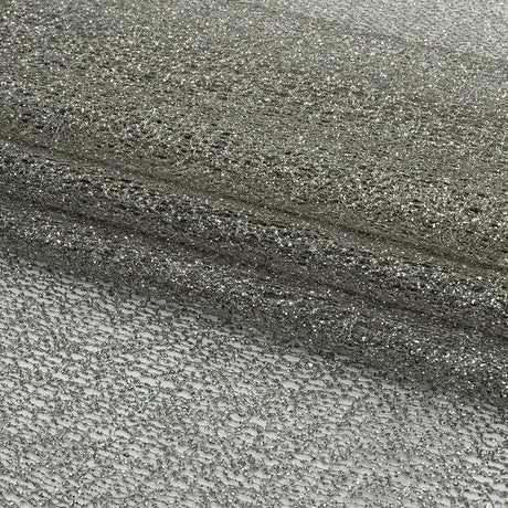 White and Silver Ombre Glitter Webbing