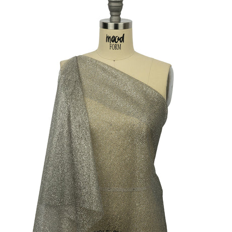 White and Silver Ombre Glitter Webbing