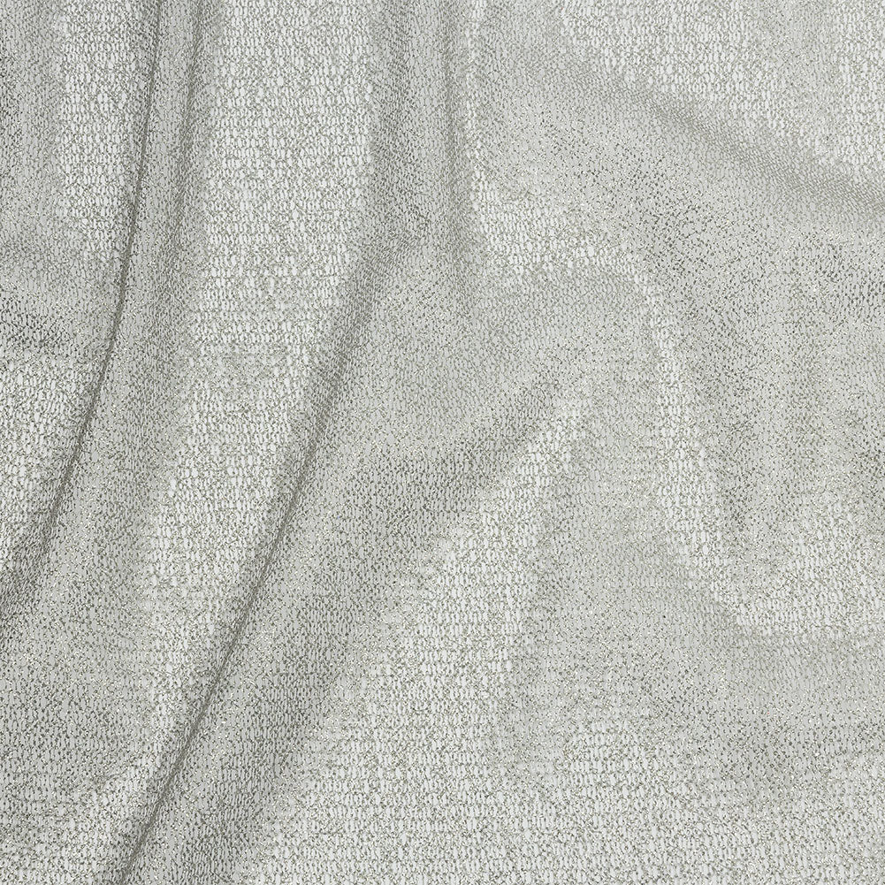 White and Silver Ombre Glitter Webbing