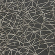 Glitter Tulle - Champagne and Silver Linear Geometry