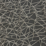 Glitter Tulle - Champagne and Silver Linear Geometry