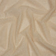 3D Puffy Glitter Tulle - Champagne and Silver Packed Polka Dots