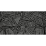3D Puffy Glitter Tulle - Black and Silver Packed Polka Dots
