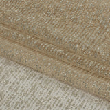 Glitter Tulle - Champagne and Silver Abstract Striations - Flare Collection