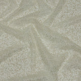 Glitter Tulle - Light Mint and Silver Abstract Striations - Flare Collection