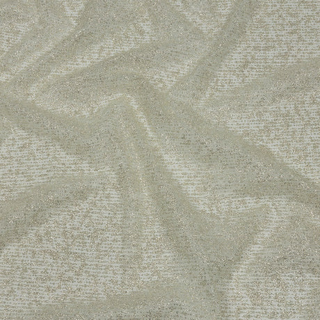 Glitter Tulle - Light Mint and Silver Abstract Striations - Flare Collection
