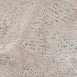 Glitter Tulle - Salmon and Silver Abstract Striations - Flare Collection