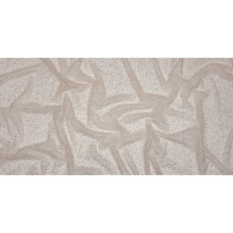 Glitter Tulle - Salmon and Silver Abstract Striations - Flare Collection