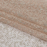 Glitter Tulle - Powder Pink and Silver Abstract Striations - Flare Collection