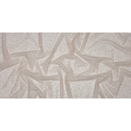 Glitter Tulle - Powder Pink and Silver Abstract Striations - Flare Collection