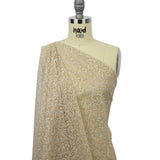 Glitter Tulle - Nude and Silver Abstract Striations - Flare Collection