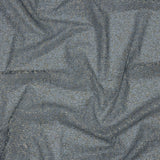 Glitter Tulle - Evening Blue and Silver Abstract Striations - Flare Collection