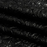 Metallic Black Smoky Swirls Luxury Brocade