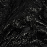Metallic Black Smoky Swirls Luxury Brocade