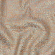 Metallic Gold, Pink and Pale Blue Crosshatched Lines Luxury Brocade