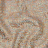 Metallic Gold, Pink and Pale Blue Crosshatched Lines Luxury Brocade