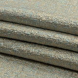 Metallic Gold, Pale Blue and Beige Crosshatched Lines Luxury Brocade