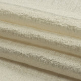 Metallic Ivory Crosshatched Lines Luxury Brocade