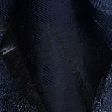 Metallic Navy Painterly Geometrics Luxury Burnout Brocade