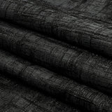 Metallic Black and Charcoal Crosshatching Luxury Brocade