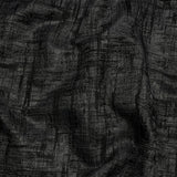 Metallic Black and Charcoal Crosshatching Luxury Brocade