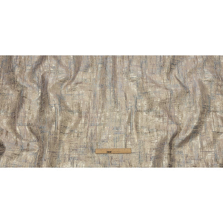 Metallic Champagne, Lilac and Periwinkle Crosshatching Luxury Brocade