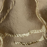 Metallic Gold and Taupe Abstract Luxury Burnout Brocade