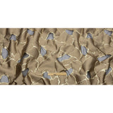 Metallic Gold and Taupe Abstract Luxury Burnout Brocade