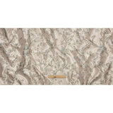 Metallic Pastel Pink and Light Blue Flowering Vines Luxury Brocade