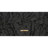 Metallic Black Flowering Vines Luxury Brocade