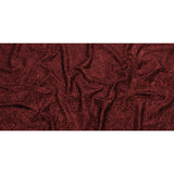 Astrolabe Metallic Dark Red Crinkled Luxury Brocade with Black Backing