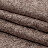 Astrolabe Metallic Light Pink Crinkled Luxury Brocade with Black Backing