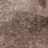 Astrolabe Metallic Light Pink Crinkled Luxury Brocade with Black Backing