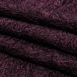 Astrolabe Metallic Dark Magenta Crinkled Luxury Brocade with Black Backing