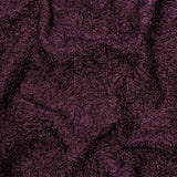Astrolabe Metallic Dark Magenta Crinkled Luxury Brocade with Black Backing