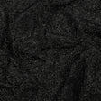 Astrolabe Metallic Black Crinkled Luxury Brocade with Black Backing