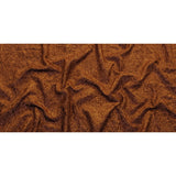 Astrolabe Metallic Orange Crinkled Luxury Brocade with Black Backing