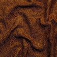 Astrolabe Metallic Orange Crinkled Luxury Brocade with Black Backing