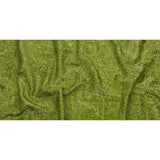 Astrolabe Metallic Lime Green Crinkled Luxury Brocade with Black Backing