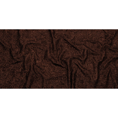 Astrolabe Metallic Dark Copper Crinkled Luxury Brocade with Black Backing