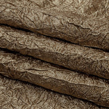 Astrolabe Metallic Gold Crinkled Luxury Brocade with Black Backing