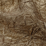 Astrolabe Metallic Gold Crinkled Luxury Brocade with Black Backing