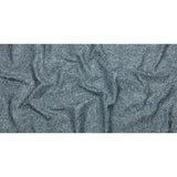 Astrolabe Metallic Pale Blue Crinkled Luxury Brocade with Black Backing