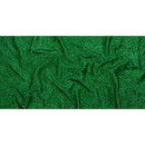 Astrolabe Metallic Kelly Green Crinkled Luxury Brocade with Black Backing